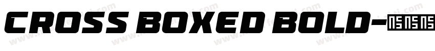 Cross Boxed Bold字体转换